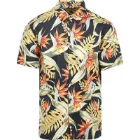 Superdry für Herren. M4010947A Marineblaues Hemd mit Hawaii-Print (M), Lässig, Modal, Kurzarm