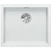 BLANCO SUBLINE 500-U, Schrankwaschbecken, Silgranit, Weiß, 60 cm, Deutschland