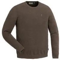 Pinewood Värnamo Crewneck Knitted Sweater brown melange (207) L
