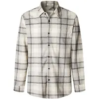 Pepe Jeans für Herren. PM3090829 Clue graues Hemd (M), Lässig, Baumwolle, Langarm