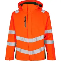 F-engel Warnschutz Shell Jacke Safety 1146-930-101 Gr. S orange/grün