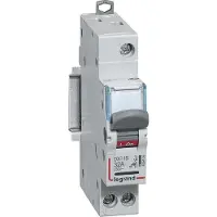 Legrand 406406 Lasttrennschalter DX3,1-polig, 32A 250VAC, beleuchtet,Gebrauchskategorie AC22A