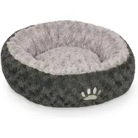 Nobby Donut "SEOLI", dunkelgrau/hellgrau, Ø60cm