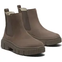 Timberland für Damen. TB0A2FK2EM51 Greyfield Mid taupefarbene Chelseastiefel aus Leder (36 W), Wohnung, Keine, Lässig, Nachhaltig
