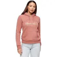 Superdry Luxe Metallic Logo Kapuzenpullover