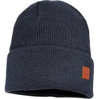 Maximo - Kid's Beanie mit Umschlag - Mütze Gr 53-55 cm blau