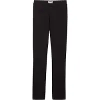 Tom Tailor Leggings , Mädchen, Gr. 128, N-Gr, schwarz (deep schwarz), Web, Obermaterial: 72% Viskose, 23% Polyester, 5% Elasthan, unifarben, körpernah lang, Hosen Leggings, für Kids - mit Stretch
