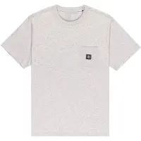 Element Sporttop "Icon Label Pocket", Herren, Gr. XL, grau (mid grau heather), Obermaterial: 100% Baumwolle., Tops Sporttop