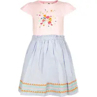 Happy girls Sommerkleid "Mädchenkleid", Mädchen, Gr. 134, EURO-Größen, rosa (rose), Stoff, 100% Baumwolle, normal, Kleider Sommerkleid