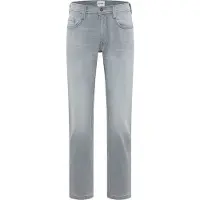 Mustang Slim-fit-Jeans "Herren Style Oregon Slim K", Herren, Gr. 36, Länge 34, grau (403 grau), Denim/Jeans, 82% Baumwolle, 17% Polyester, 1% Elasthan, unifarben, slim fit, Jeans Slim-fit-Jeans