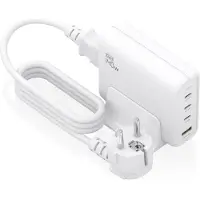 Aisens ASCH-140W4P055-W, Drinnen, AC, 20 V, 5 A, 1,4 m, Weiß