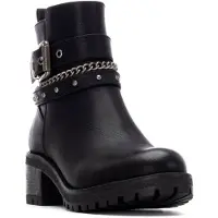Refresh für Damen. 17291803-NEGRO Stiefelette 172918 schwarz (37), 3 bis 5 cm, Reißverschluss, Lässig