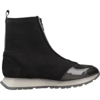 Hispanitas für Damen. HI254354 Leder-Stiefeletten Sport Kansas schwarz (41), 3 bis 5 cm, Reißverschluss, Lässig
