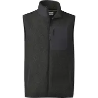 Smartwool - Second Cut Fleece Vest - Merinopullover Gr L schwarz/grau