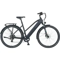 Prophete E-Bike "Entdecker 2.8" Gr. 50, schwarz (schwarz matt, schwarz), Elektrofahrräder, 50cm, 28 Zoll (71,12cm), E-Bike, Pedelec, Elektrofahrrad für Damen
