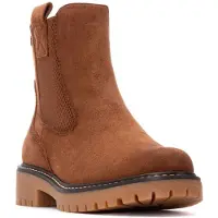 Refresh für Damen. 17302701-TAUPE Stiefelette 173027 braun (38), Wohnung, 1 bis 3 cm, Reißverschluss, Lässig