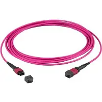 EFB Elektronik EFB MTPF24MTPFOM4-10-A MTP(F)-MTP(F) Patchkabel OM4 24 Fasern Typ A LSZH erika-violett 10m MTPF24MTPFOM410A