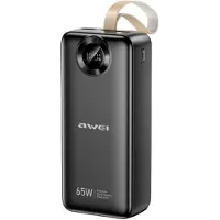 Awei Powerbank Pa-34 30000Mah 65W Schnellladung Schwarz