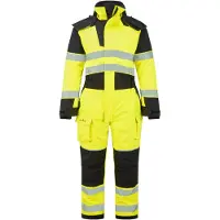 Portwest Winter- und Regenkombination Pw3 Fr Modaflame Hv - Größe L - Gelb/Schwarz -