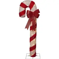 Star Trading LED-Figur Candycane, rot-weiß, Höhe 120 cm, Kunststoff, IP44