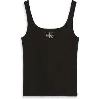 Calvin Klein Jeans Tanktop "MONOGRAM SCOOP NK RIB TANK TOP" Mit Rundhalsausschnitt, regular fit