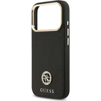 GUESS Grained Strass Logo Magsafe Iphone 17 Pro Handyhülle One Size