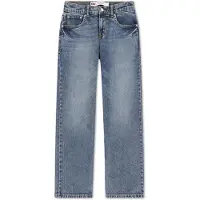 Levi's 5-Pocket-Jeans KIDS "LVB 555 RELAXED STRAIGHT JEANS", Jungen, Gr. 8 (128), N-Gr, blau (burbank), Denim/Jeans, Obermaterial: 98% Baumwolle, 2% Elasthan, lang, Jeans 5-Pocket-Jeans, Relaxed Fit