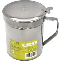 ORYX Edelstahl-Fleischbräter 0,5 Liter. Mit Sieb und Deckel