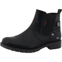 Mustang Damen Stiefelette moderner Alltagsschuh 15M0052002, Größe:38 EU, Farbe:Schwarz