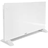Vonroc Luxury electric heater - Konvektorheizung mit Glasscheibe - 1250W/2500W- Beheizt Räume bis zu 30m2 - Gesteuert sowohl mit App (über Wifi) als auch manuell - Einstellbarer Thermostat und Timer -