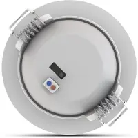 Modee Lighting LED-Einbauspot 4W 480lm 3CCT dimmbar IP44 Ø80mm Weiß rund 1 Stück