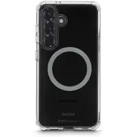 Hama Smartphone-Hülle "Handyhülle magnetisch für Galaxy S25+ (für Qi2, D3O, durchsichtig)", transparent, Smartphones, Hüllen, Wireless-Charging, Smartphone-Hülle