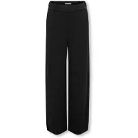 ONLY Schlupfhose "KOGPOPTRASH LIFE WIDE PANT PNT NOOS", Mädchen, Gr. 128, N-Gr, schwarz, Web, Obermaterial: 63% Viskose, 32% Nylon, 5% Elasthan, unifarben, loose fit normal, Hosen Schlupfhose