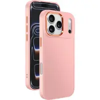 OEM Avizar, Hülle für iPhone 17 Pro Max, mattes Finish mit Kameraumrandung, Rosa