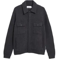 Armedangels MAARK STRICK-OVERSHIRT | Bio-Baumwoll-Mix - grau (XL)