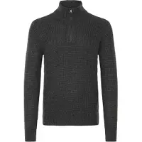 Blend Troyer "Troyer BHPatti", Herren, Gr. M, grau (pewter mix), Obermaterial: 100% Polyacryl PAN., Pullover Troyer