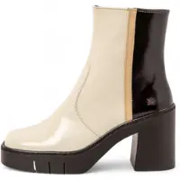 Art für Damen. 1197413ES003_0MU Lederstiefeletten 1974 Berna beige (36), 5 bis 8 cm, Reißverschluss, Lässig