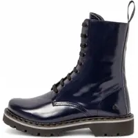 Art Unisex. 111671166003_0B0 Leder-Stiefeletten 1167 Navy (36), Wohnung, Reißverschluss, Lässig, Marine