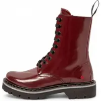 Art Unisex. 111671167003_008 Leder-Stiefeletten 1167 Marina burgundy (36), Wohnung, Reißverschluss, Lässig, Bordeaux