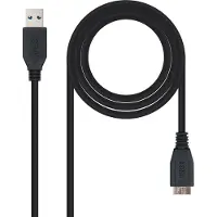 Nanocable USB 3.0 A zu Micro USB-B-Kabel 10.01.110-BK Schwarz