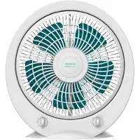 Cecotec EnergySilence 4500 Power Box, Haushalts-Lamellenlüfter, Weiß, Tisch, 30 cm, Drehregler, AC