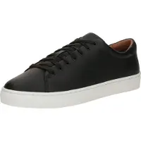Timberland für Herren. TB0A5MJSW021 Dover Park Leder Turnschuhe schwarz (42), Wohnung, Schnürsenkel, Lässig