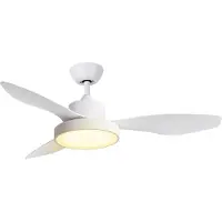 SPC Conforto DC Lite 2, Haushalts-Lamellenlüfter, Weiß, Zimmerdecke, 43 dB, 175 RPM, 120 cm