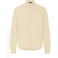 INDICODE JEANS Langarmhemd "Langarmhemd IDMotoril", Herren, Gr. 3XL, N-Gr, beige (fog), Obermaterial: 100% Polyester PES., Hemden Langarmhemd
