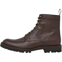 Hackett London für Herren. HMS200017 Sloane Schürze Lederstiefel braun (42), Wohnung, Reißverschluss, Lässig