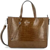 PICARD Schultertasche Handtasche Wild Art Shoulderbag Gravel braun