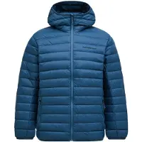 Peak Performance - Down Liner Hood Jacket - Daunenjacke Gr L blau