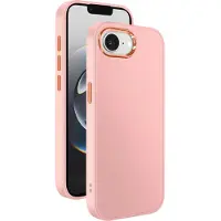 OEM FRAME Handyhülle für IPHONE 16e (SE 4 2025) puderrosa