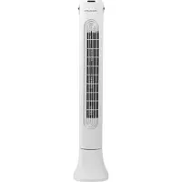 Grunkel -Ventilator de tower 50w 3 speed w/ timer white