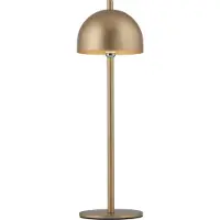 Schöner Wohnen LED-Akku-Tischlampe Bellies, goldfarben, IP54
